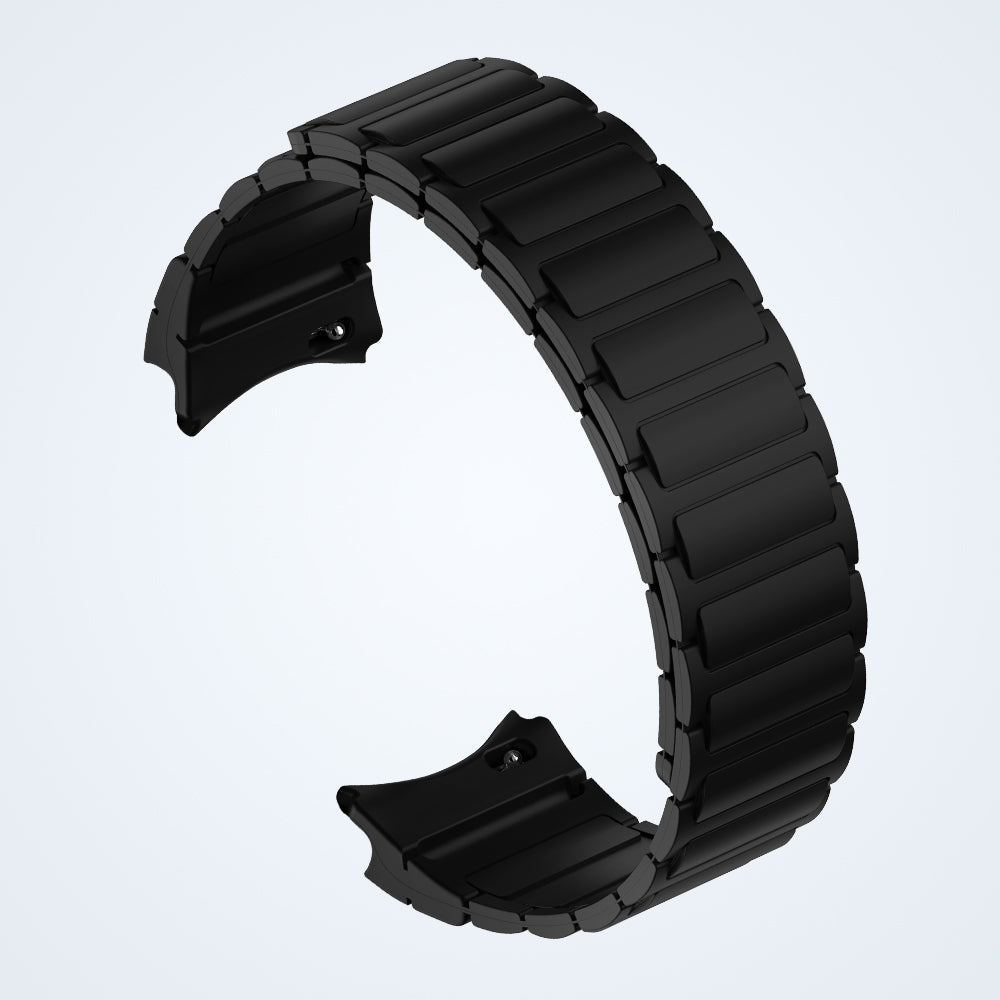 Colmi i28 Ultra smartwatch shown with silicone strap and magnetic bamboo strap, featuring advanced health tracking, 10-day battery life, and IP68 waterproof rating.
